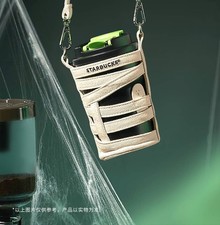 Starbucks 12oz Halloween Steel Tumbler–Green Ghost, Mummy Bandage Pouch Included