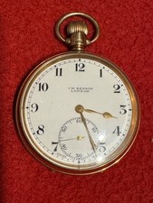 j w benson pocket watch  9ct