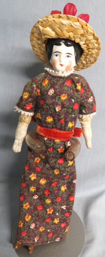 Antique china head - head, doll