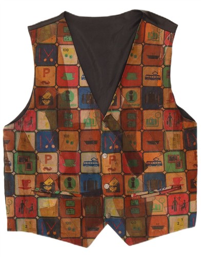 Mens suede waistcoat - c, a