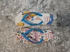 Havaianas Kids Flip-Flops SANDALS Size EU 27/28, 25/26. Alice In wonderland. NEW