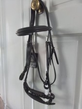 Mark Todd, Drop Noseband Bridle, Havana, Full Size.