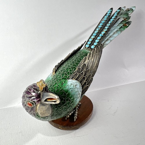 Vtg chinese enameled gilt - vtg,
