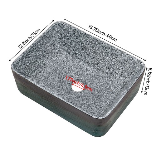 Ceramic bathroom counter - ceramic,