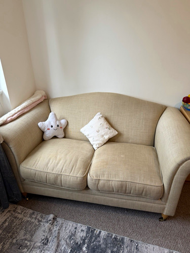 Beige seater sofa 100 - sofa, 100%