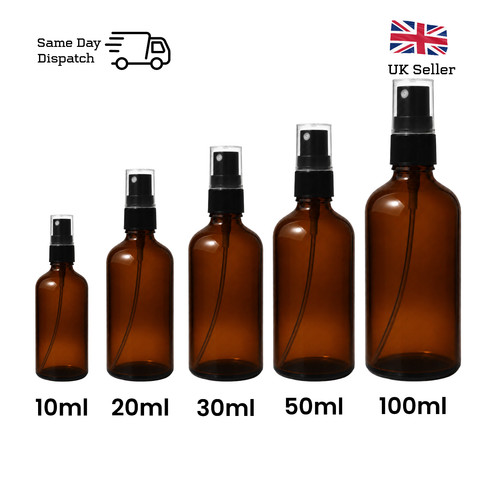 Amber glass fine - amber, atomiser