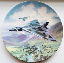 Bradford Exchange Vulcan Bomber Thunder In The Hills Wedgwood Collectable Plate