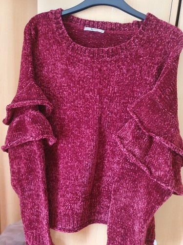 Women burgundy chenile - tu,