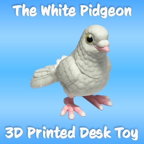 The white articulated pigeon - the,