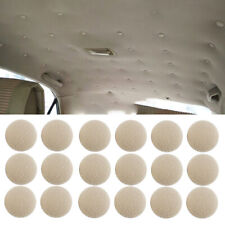 40x Beige Car Roof Buckle Snap
