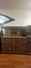 Antique Solid Oak Duodarn