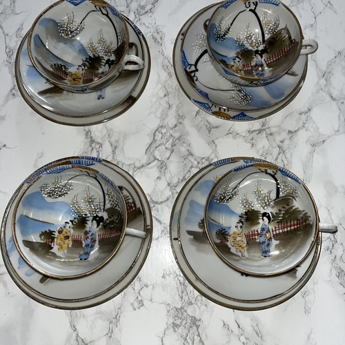 Japanese china tea set geisha - china,