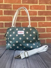 Cath Kidston Green Polka Dot Hand And Shoulder Bag