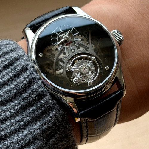 Merkur tourbillon watch - merkur,