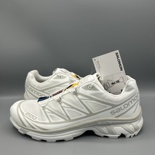 Salomon S-Lab XT-6 Cream White Trail Running Shoes Trainers UK 9 EU 43 US 9.5