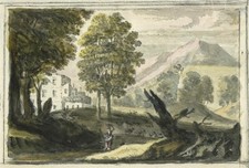 Figure In Mountain Landscape -