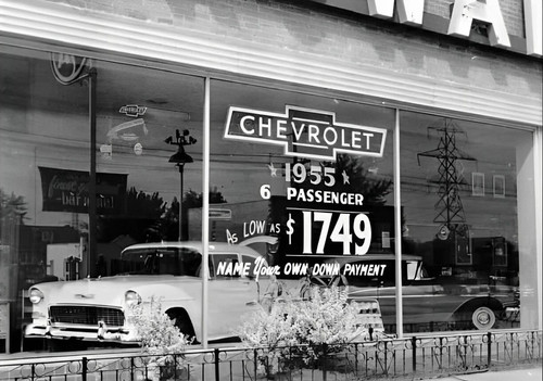 1955 chevrolet showroom - 1955,