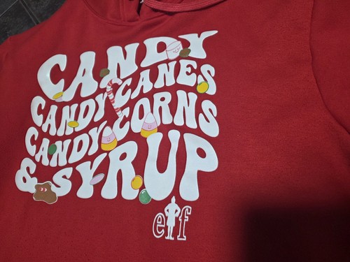 Elf red hoodie sweatshirt - elf,