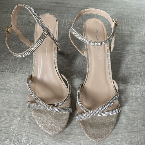 Gold embellished sandals - , by