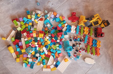 Lego Duplo Joblot Bundle Rare Retro Vintage Digger And Fire Truck Plane Figures