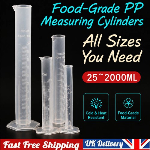 Plastic measuring cylinder - plastic,