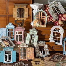 Vintage Hollow Windows Paper