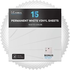 White Vinyl Sheets Permanent