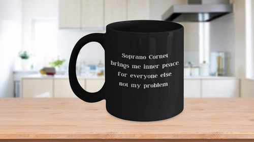 Soprano cornet player mug - soprano,