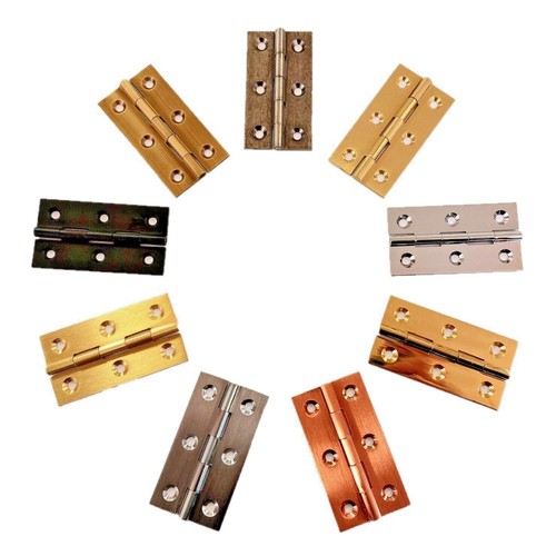 64x35x2mm brass cabinet butt - brass,