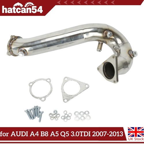 Front downpipe down - front,