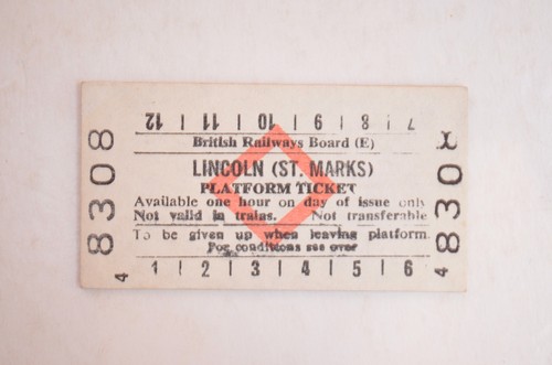 Railway platform ticket brb - railway,