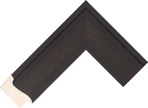 50mm wide black umber - 50mm, scoop