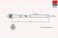 FAI AUTOPARTS B1018 CYLINDER