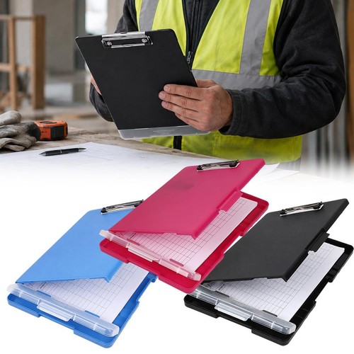 Clipboard with storage case - with,
