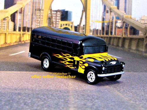 1956 chevy school bus rock - chevy,
