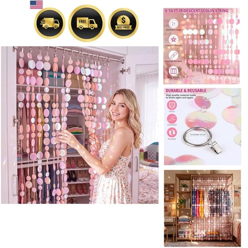 Pack 6ft sequin beaded - 20,