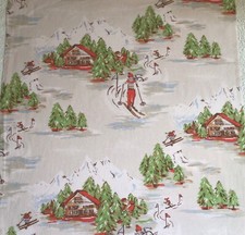 USED Winter Sport Alpine Ski Cath Kidston Brushed Light Cotton Assorted Sizes