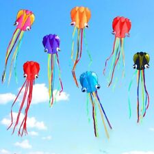 4m Giant Octopus Kite Orange 3D Beach Kite  Family Interaction