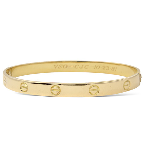 Cartier love bracelet 1970 - cartier,