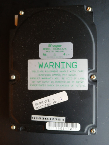 Seagate st351a 40mb - 40mb, 3.5"