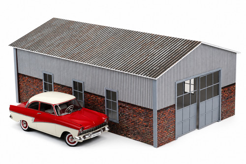Hangar barn scale - 1:18, garage