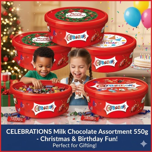 Celebrations chocolate tubs - celebrations,