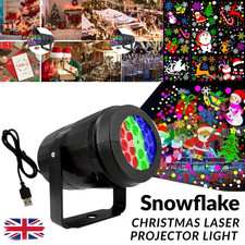 ? CHRISTMAS LASER PROJECTOR LIGHT 16 PATTERNS ROTATING LED WATERPROOF OUTDOOR I