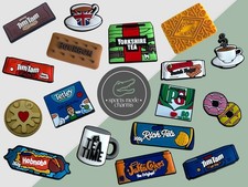 Tea Time - Charms for Shoes Clogs Sandal - Yorkshire Bourbon Jaffa Biscuits JD