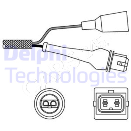 Lambda sensor delphi fits - delphi, audi