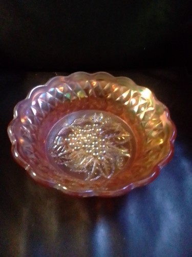 Carnival glass bowl inches - bowl,