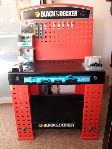 Black decker toy workbench - black,