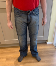 Mens Draggin Jeans Kevlar lined Motorcycle Jeans Size 38. Used.