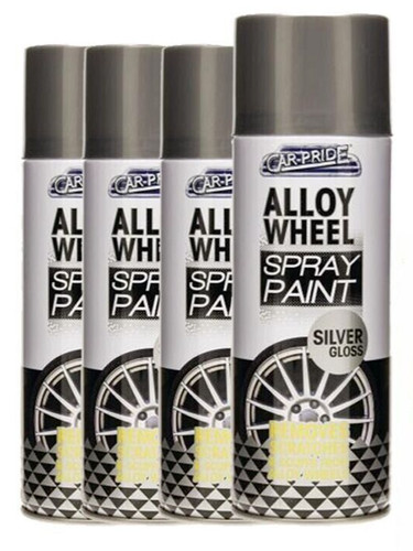 Silver gloss effect spray - 4,