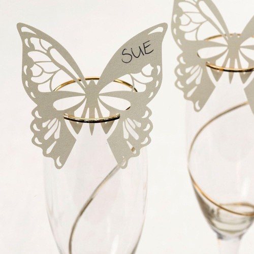 Elegant butterfly ivory - butterfly, and
